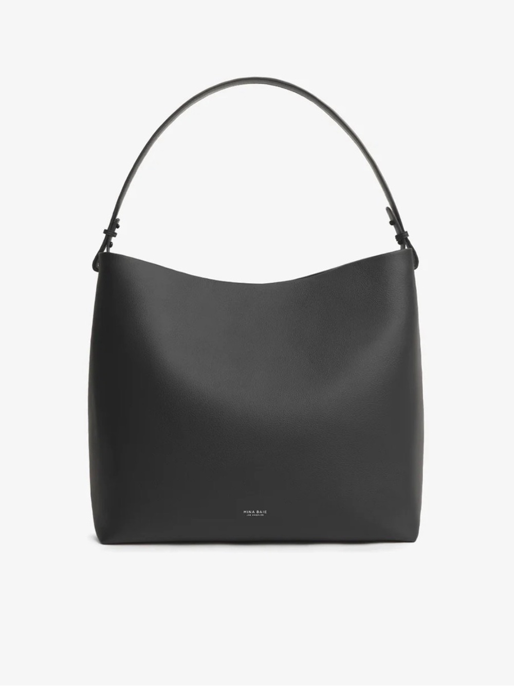 MINA BAIE LEATHER HARLOW *FULL SIZE* BlackTote • Work Tote • Diaper Bag